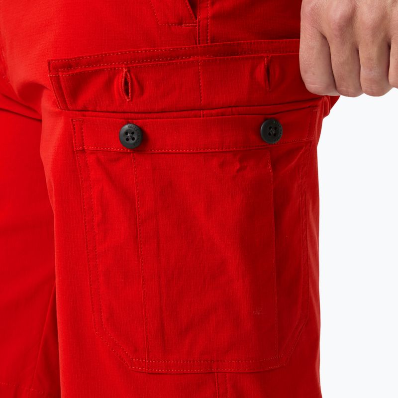Pánské jachtařské šortky Helly Hansen QD Cargo 11" red 4