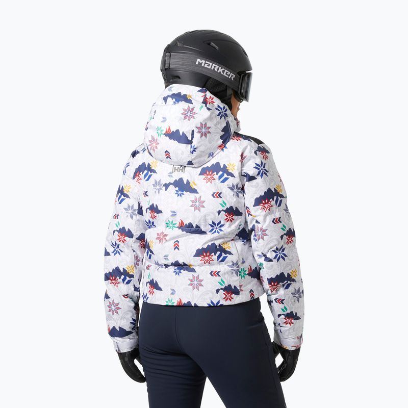 Dámská lyžařská bunda Helly Hansen Kvitfjell Race Short Puffy white crescendo 2