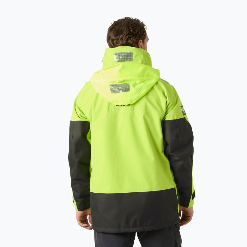 Pánská jachtařská bunda Helly Hansen Skagen Offshore luminous green 2