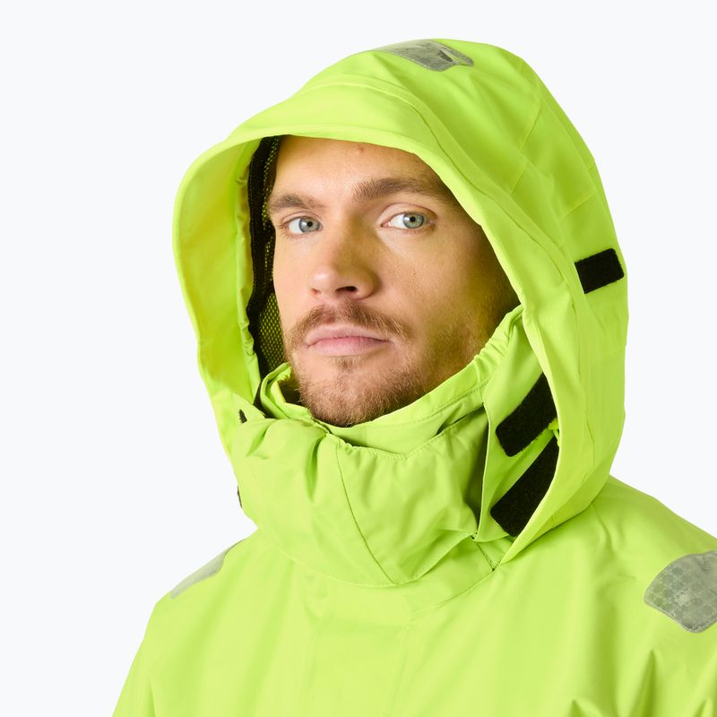 Pánská jachtařská bunda Helly Hansen Skagen Offshore luminous green 3