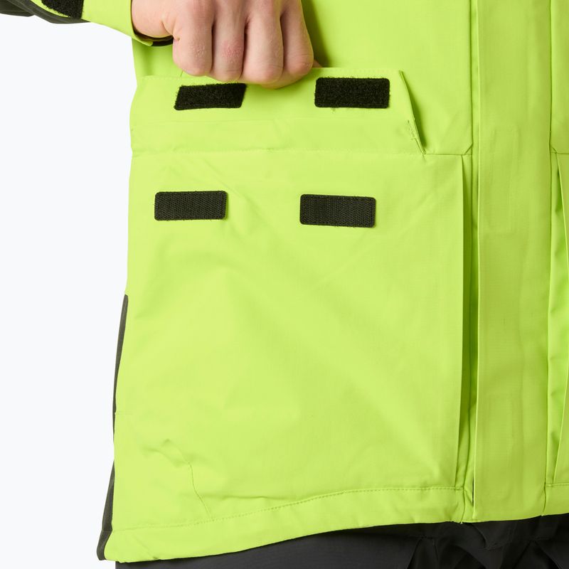 Pánská jachtařská bunda Helly Hansen Skagen Offshore luminous green 7