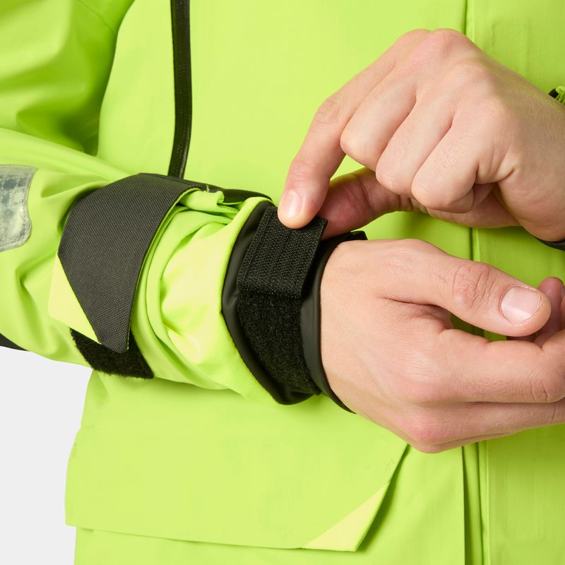 Pánská jachtařská bunda Helly Hansen Skagen Offshore luminous green 8