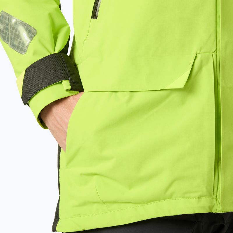 Pánská jachtařská bunda Helly Hansen Skagen Offshore luminous green 9