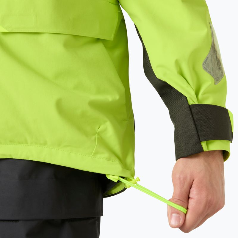 Pánská jachtařská bunda Helly Hansen Skagen Offshore luminous green 11