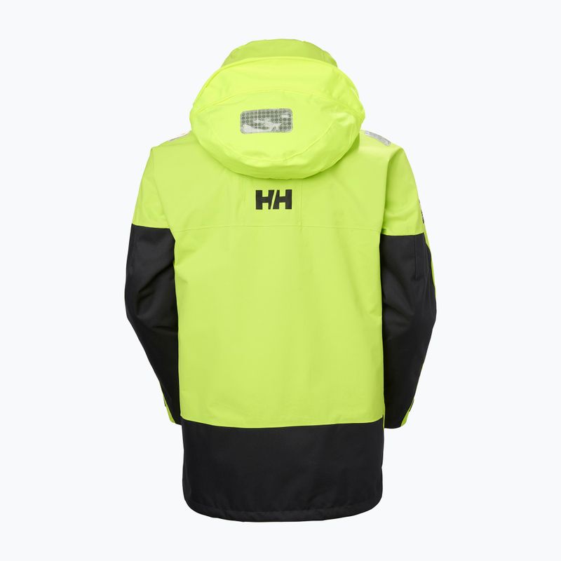 Pánská jachtařská bunda Helly Hansen Skagen Offshore luminous green 13
