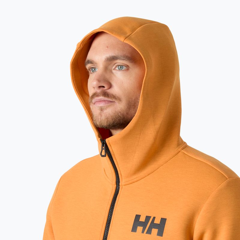 Pánská námořnická mikina Helly Hansen HP Ocean Full Zip 2.0 ignite orange 3