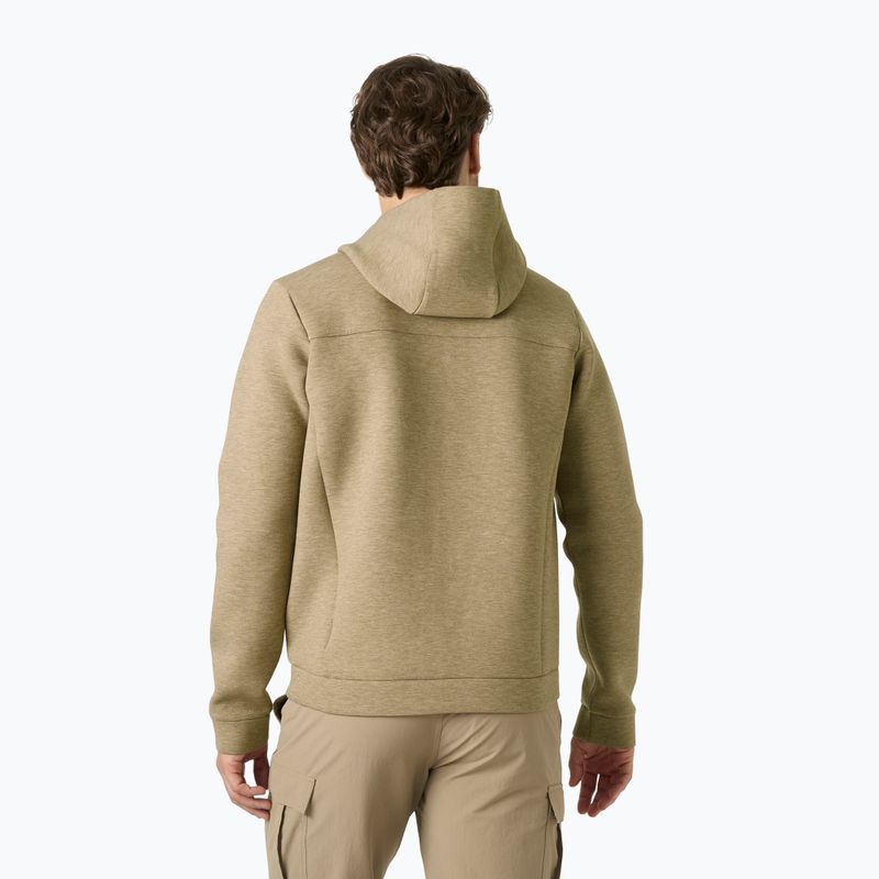 Pánská námořnická mikina Helly Hansen HP Ocean Full Zip 2.0 sepia melange 2