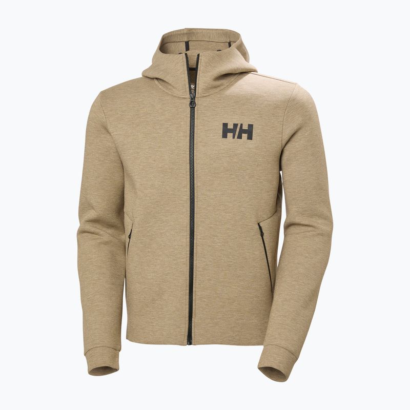 Pánská námořnická mikina Helly Hansen HP Ocean Full Zip 2.0 sepia melange 5