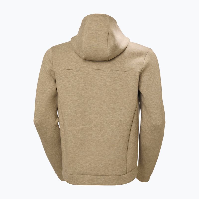 Pánská námořnická mikina Helly Hansen HP Ocean Full Zip 2.0 sepia melange 6