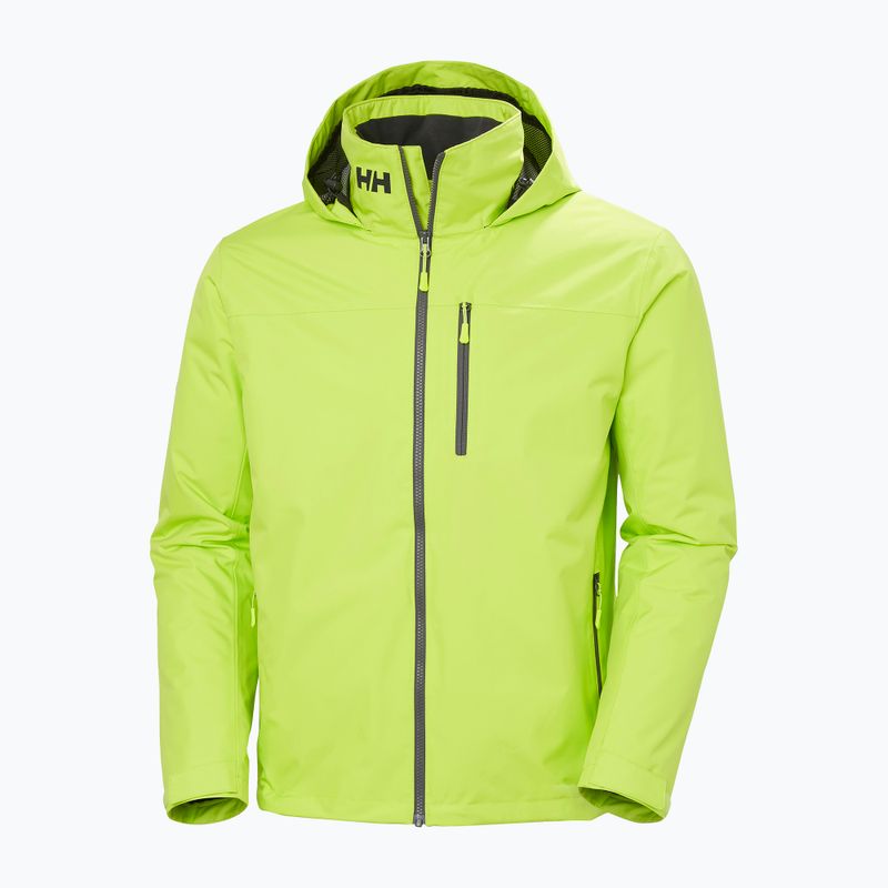 Pánská jachtařská bunda Helly Hansen Crew Hooded Midlayer 2 luminous green 9