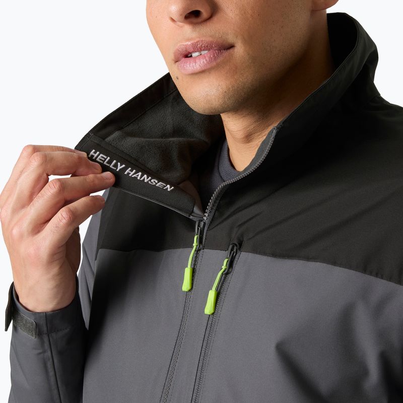 Pánská jachtařská bunda Helly Hansen Crew Midlayer 2 thunder grey 3