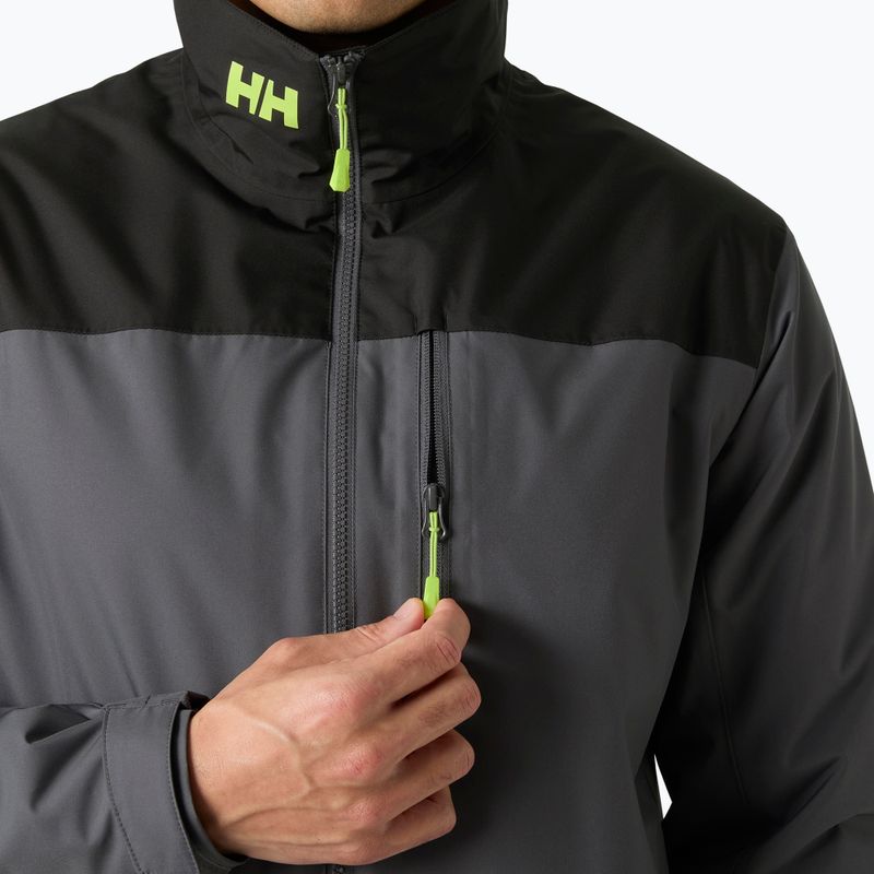 Pánská jachtařská bunda Helly Hansen Crew Midlayer 2 thunder grey 4