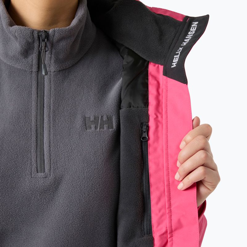 Dámská jachtařská bunda Helly Hansen Crew Hooded Midlayer 2.0 hot pink 5