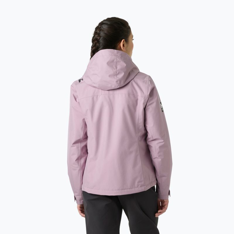 Dámská jachtařská bunda Helly Hansen Crew Hooded Midlayer 2.0 purple play 2