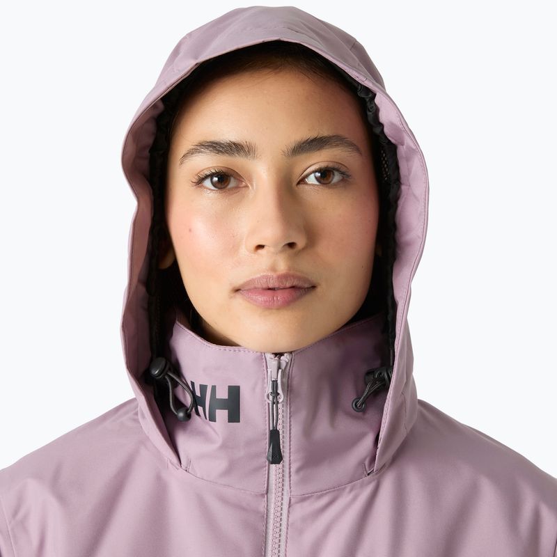 Dámská jachtařská bunda Helly Hansen Crew Hooded Midlayer 2.0 purple play 3