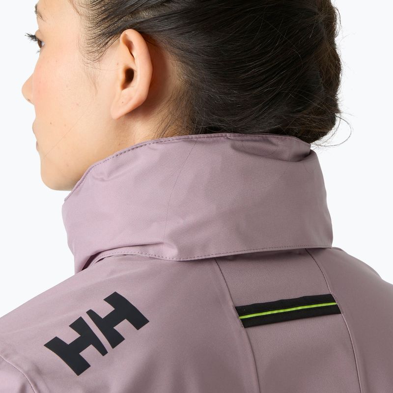 Dámská jachtařská bunda Helly Hansen Crew Hooded Pile purple clay 4