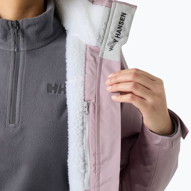 Dámská jachtařská bunda Helly Hansen Crew Hooded Pile purple clay 5