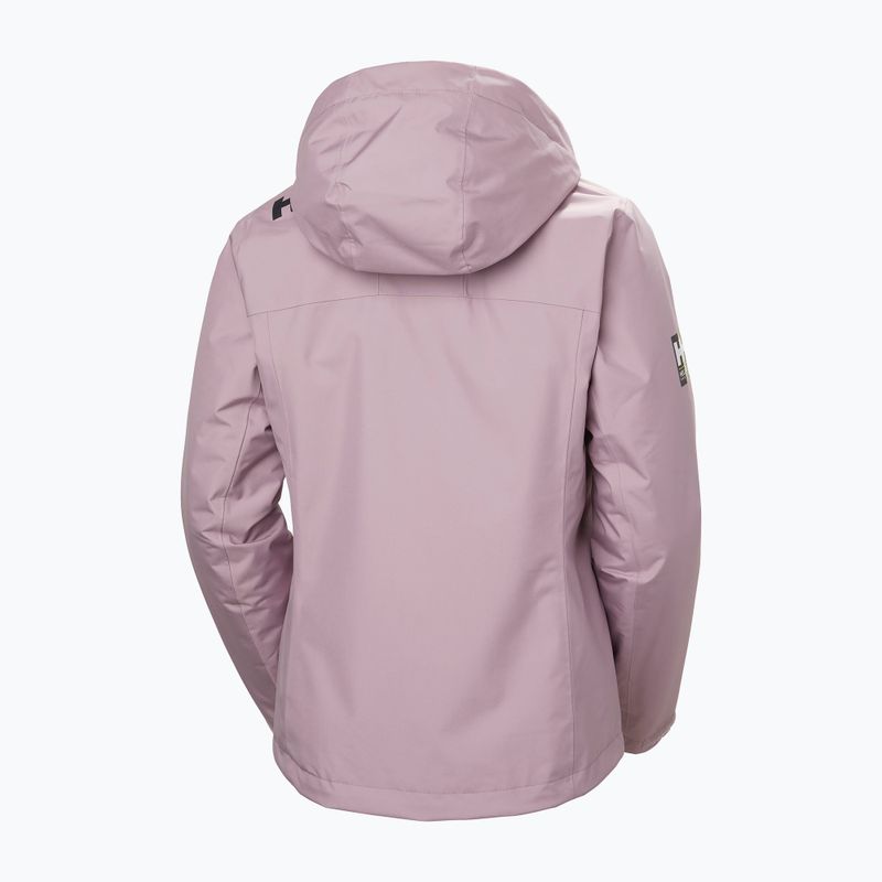 Dámská jachtařská bunda Helly Hansen Crew Hooded Pile purple clay 9