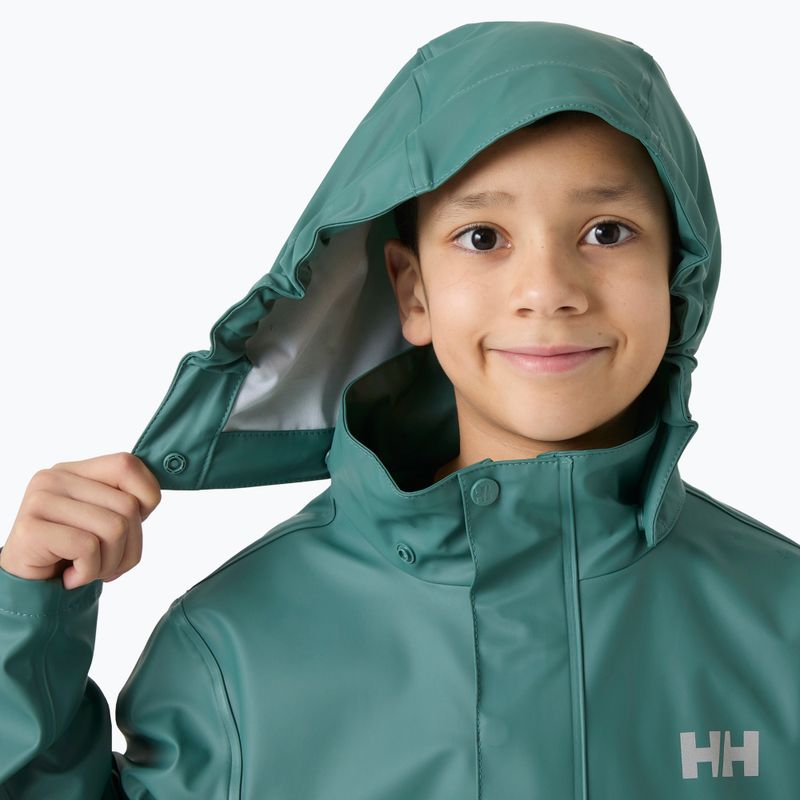 Dětská jachtařská bunda Helly Hansen Moss opal green 3
