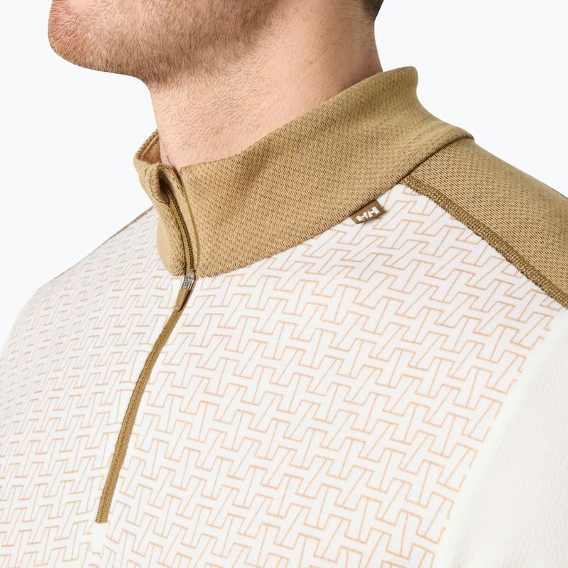 Pánská termo mikina Helly Hansen Lifa Merino Midweight 1/2 Zip snow monogram aop 3