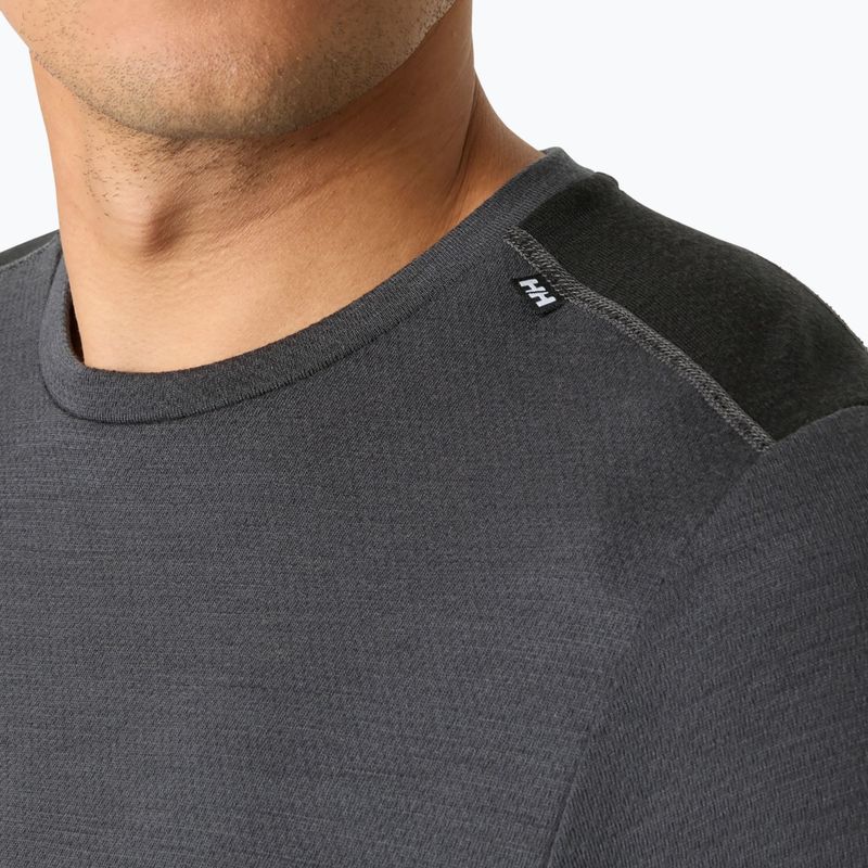 Pánská termo mikina Helly Hansen Lifa Merino Midweight Crew thunder grey 3