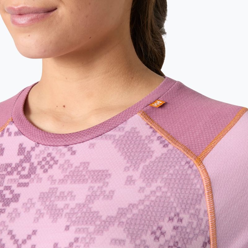 Dámská termo mikina Helly Hansen Lifa Merino Midweight Gra cherry blossom new nordic 3
