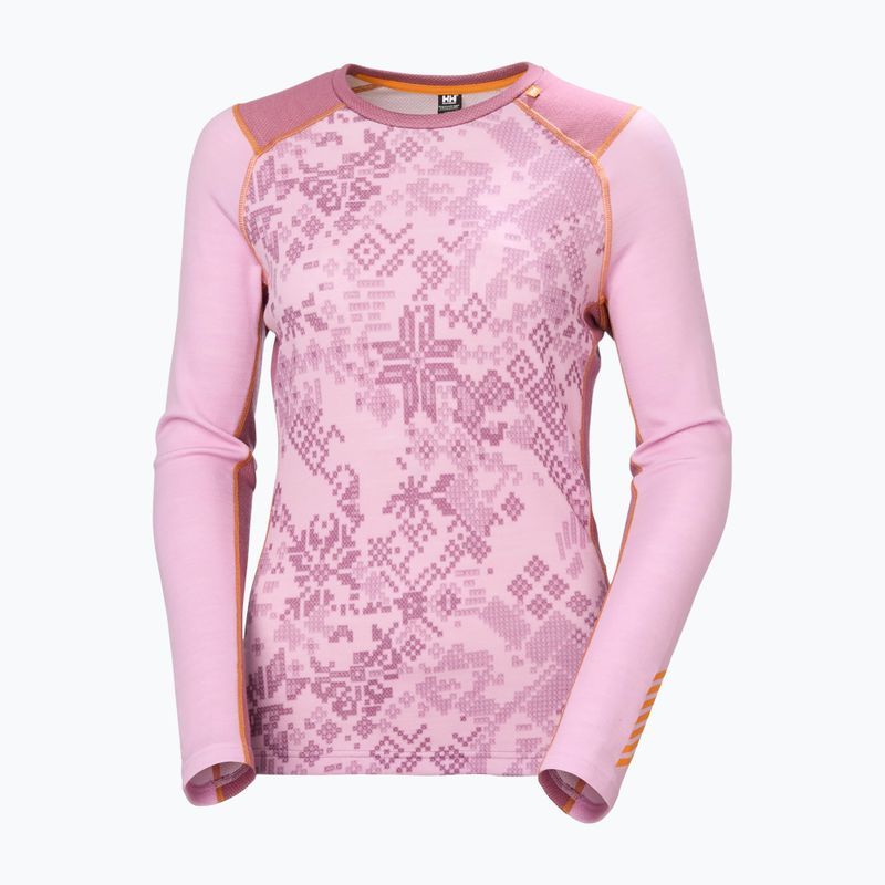 Dámská termo mikina Helly Hansen Lifa Merino Midweight Gra cherry blossom new nordic 5