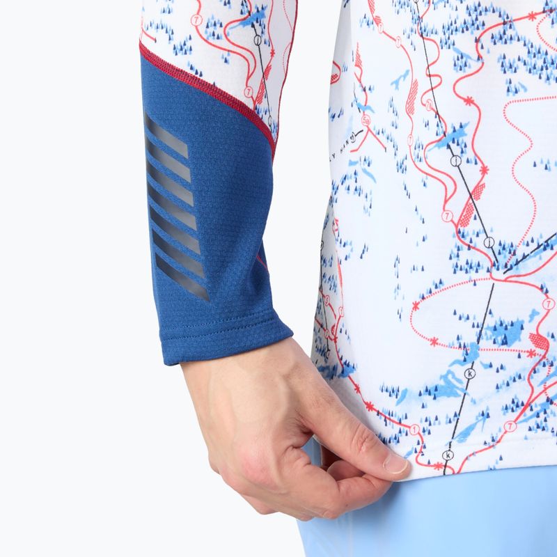 Pánská termo mikina Helly Hansen Lifa Active white slope map aop 4