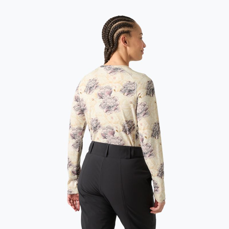 Dámská termo mikina Helly Hansen Lifa Active purple clay sakura aop 2