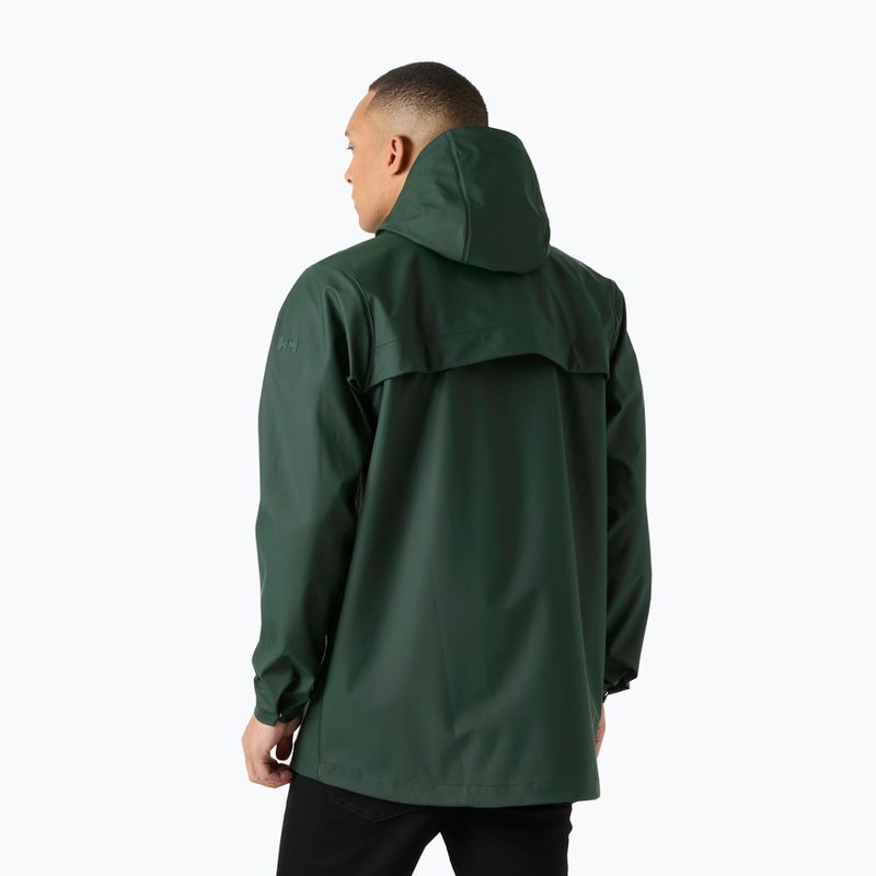 Pánská nepromokavá bunda Helly Hansen Moss Rain Coat dark jungle 2