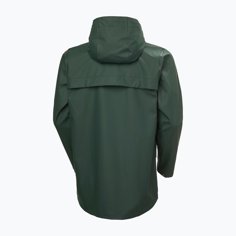 Pánská nepromokavá bunda Helly Hansen Moss Rain Coat dark jungle 7