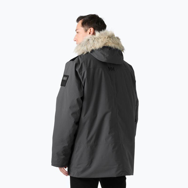 Pánská zimní bunda Helly Hansen Reine Parka thunder grey 2
