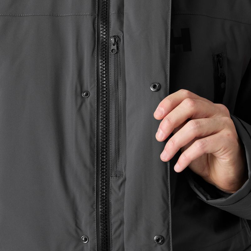 Pánská zimní bunda Helly Hansen Reine Parka thunder grey 7