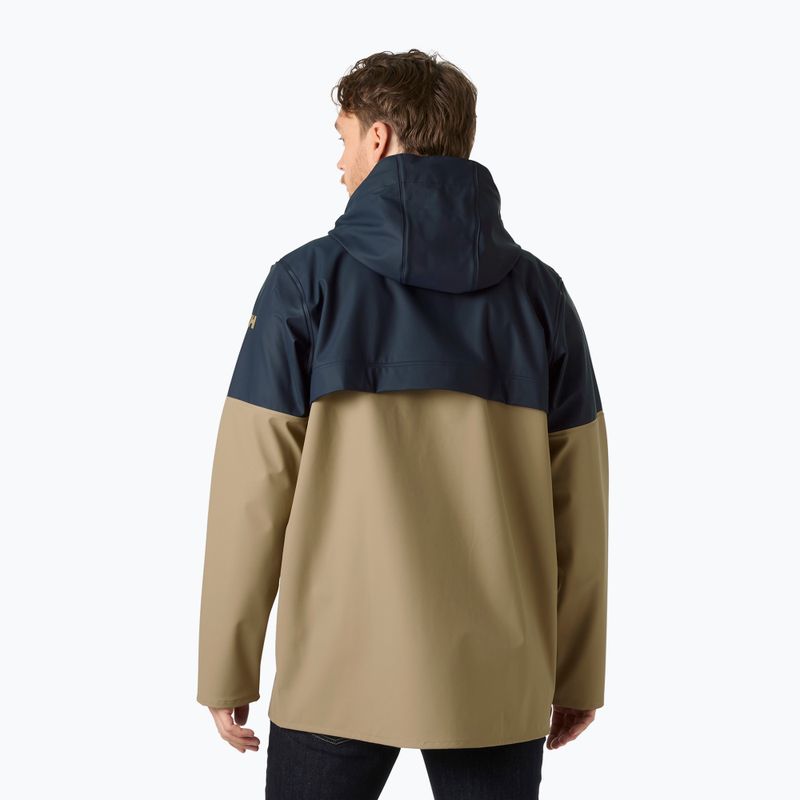 Pánská jachtařská bunda Helly Hansen Moss Block Coat pebble 2