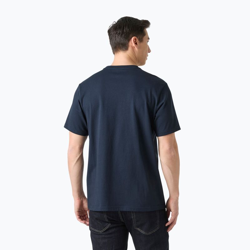 Pánské tričko na lezení Helly Hansen Logo 3.0 SS navy 2