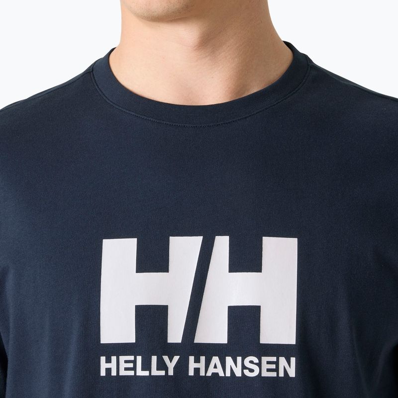 Pánské tričko na lezení Helly Hansen Logo 3.0 SS navy 3