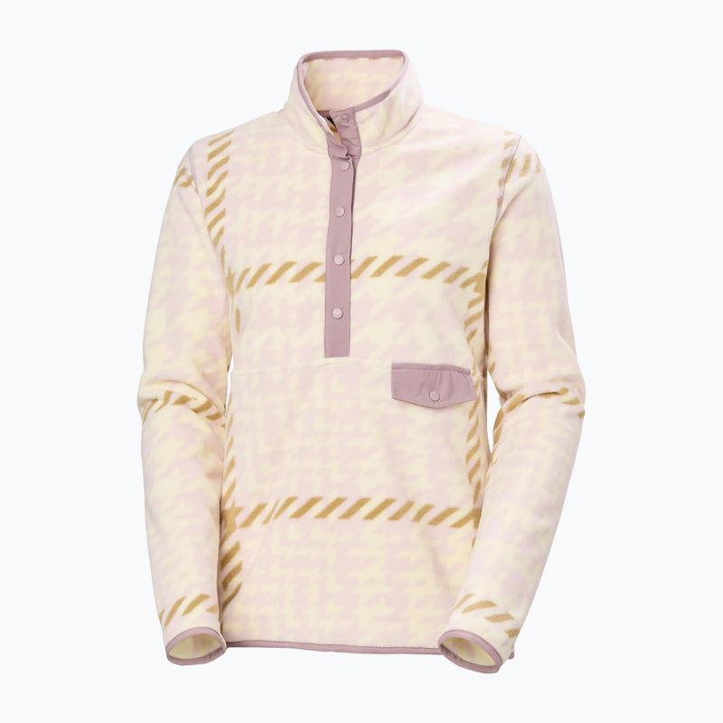 Dámská fleecová mikina Helly Hansen Maridalen Printed Fleece pink shake broxburn plaid 5