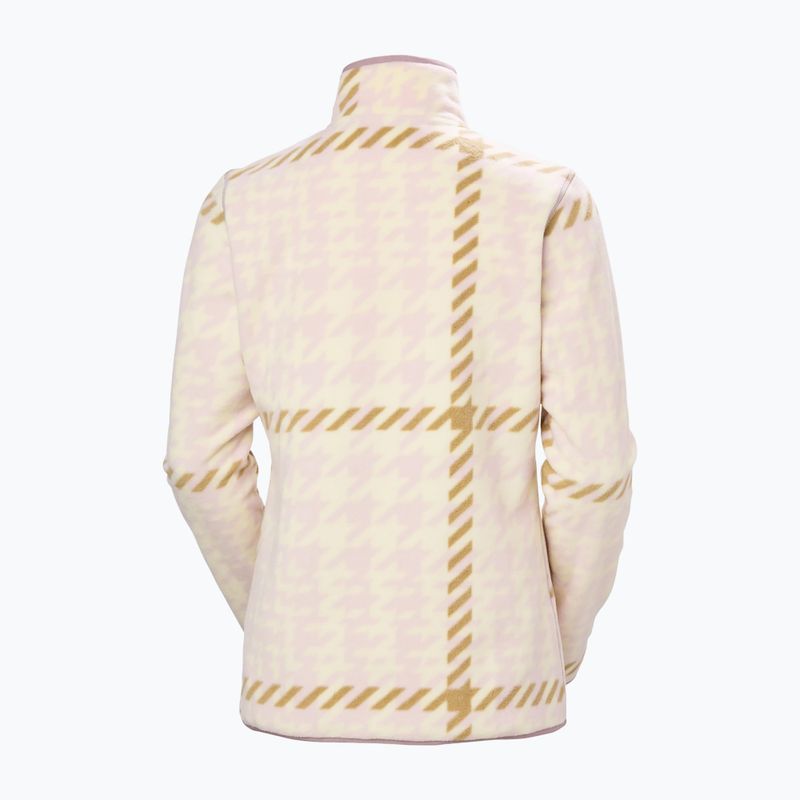 Dámská fleecová mikina Helly Hansen Maridalen Printed Fleece pink shake broxburn plaid 6