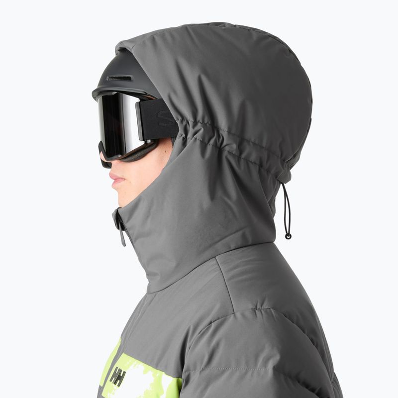 Pánská lyžařská bunda Helly Hansen Bossanova Puffy thunder grey 3