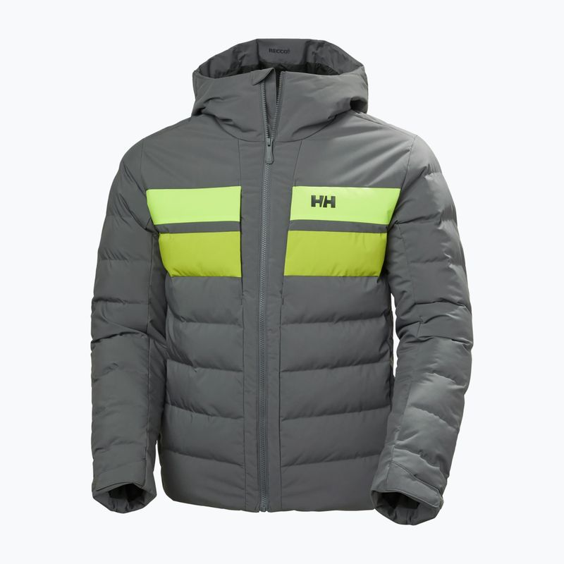 Pánská lyžařská bunda Helly Hansen Bossanova Puffy thunder grey 8