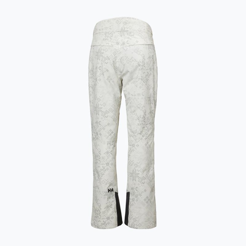 Dámské lyžařské kalhoty Helly Hansen Legendary Insulated cream new nordic aop 6