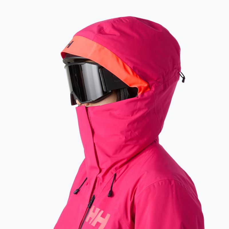 Dámská lyžařská bunda Helly Hansen Powshot cranberry 3