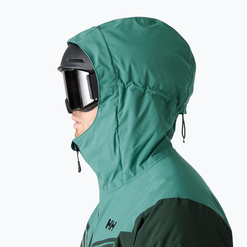 Pánská lyžařská bunda Helly Hansen Alpine Inslated dark jungle 3