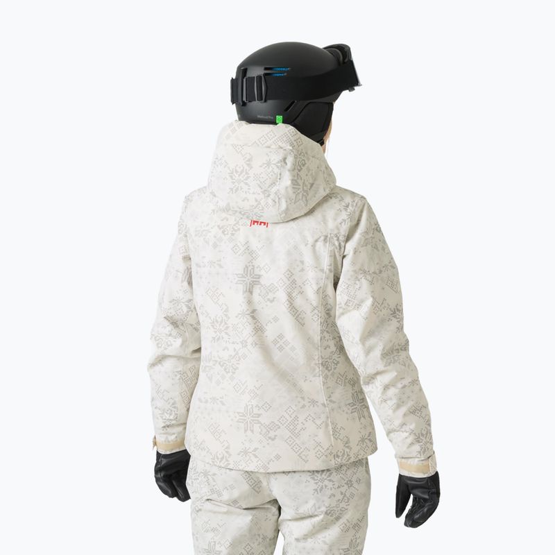 Dámská lyžařská bunda Helly Hansen Valdisere 3.0 cream new nordic aop 2