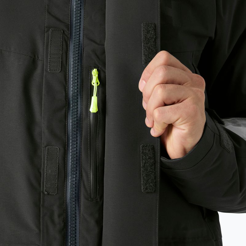 Pánská jachtařská bunda Helly Hansen Skagen Insulated ebony 6