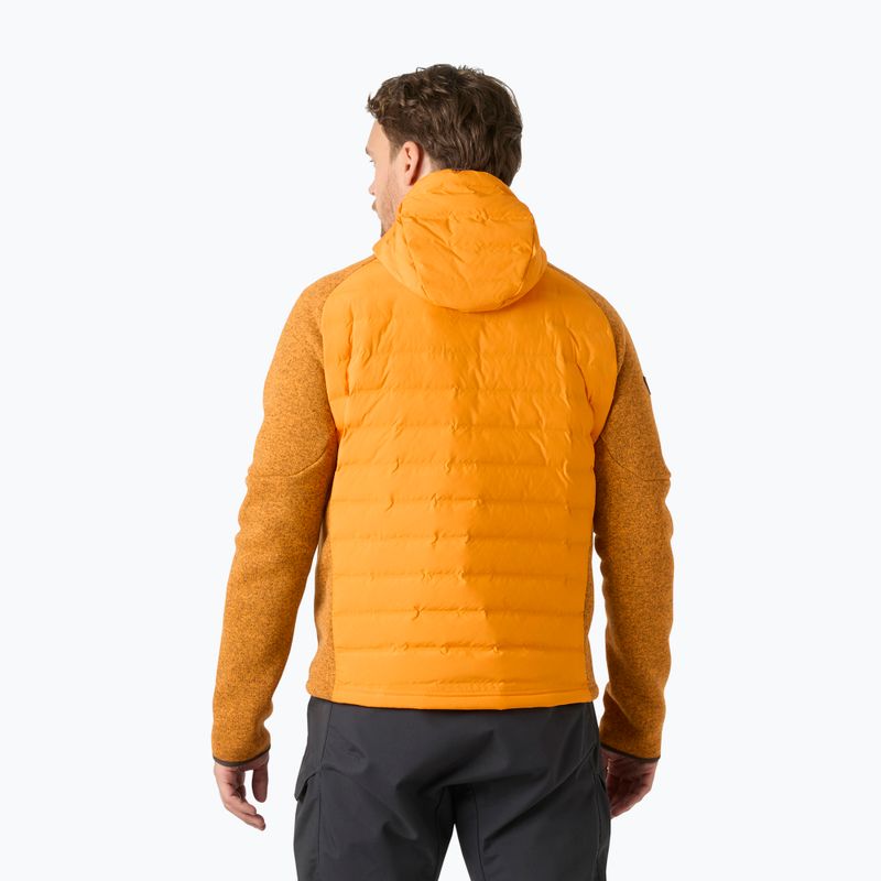 Pánská hybridní bunda Helly Hansen Skagen Hybrid Knit Insulator ignite orange 2