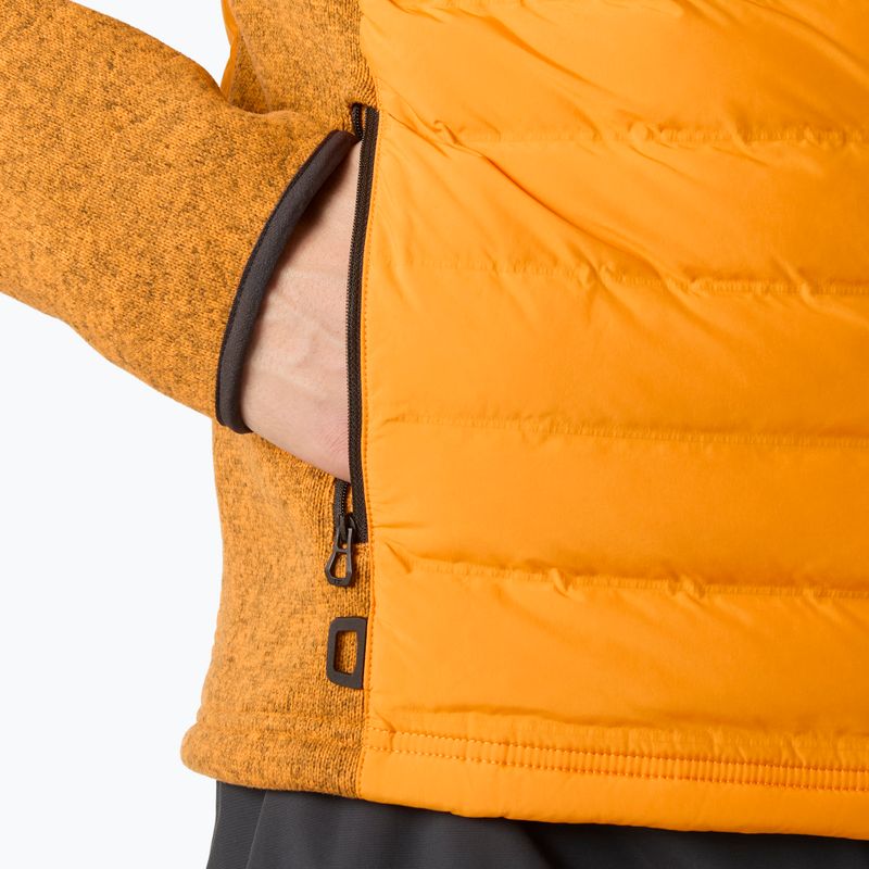 Pánská hybridní bunda Helly Hansen Skagen Hybrid Knit Insulator ignite orange 5