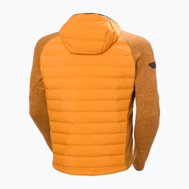 Pánská hybridní bunda Helly Hansen Skagen Hybrid Knit Insulator ignite orange 7