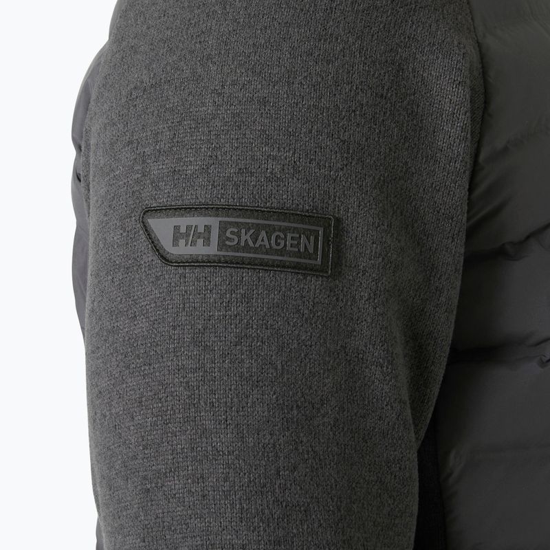 Pánská hybridní bunda Helly Hansen Skagen Hybrid Knit Insulator ebony 5