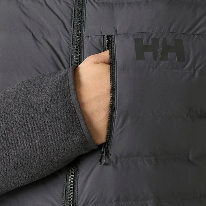 Pánská hybridní bunda Helly Hansen Skagen Hybrid Knit Insulator ebony 6